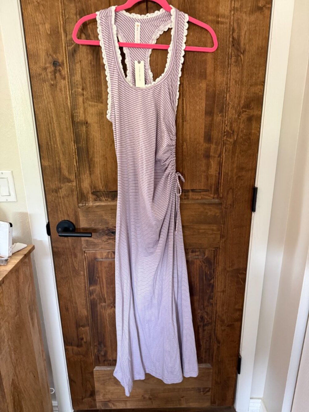 Anthropologie Daily Practice Ruched Midi Dress, NWT, SZ M - Picture 4 of 9